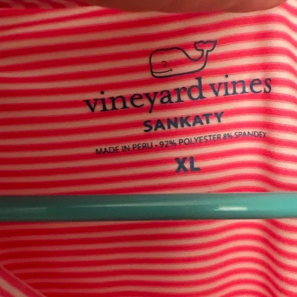 NWOT Vineyard Vines Pink and White Striped Dress - Picture 2 of 3